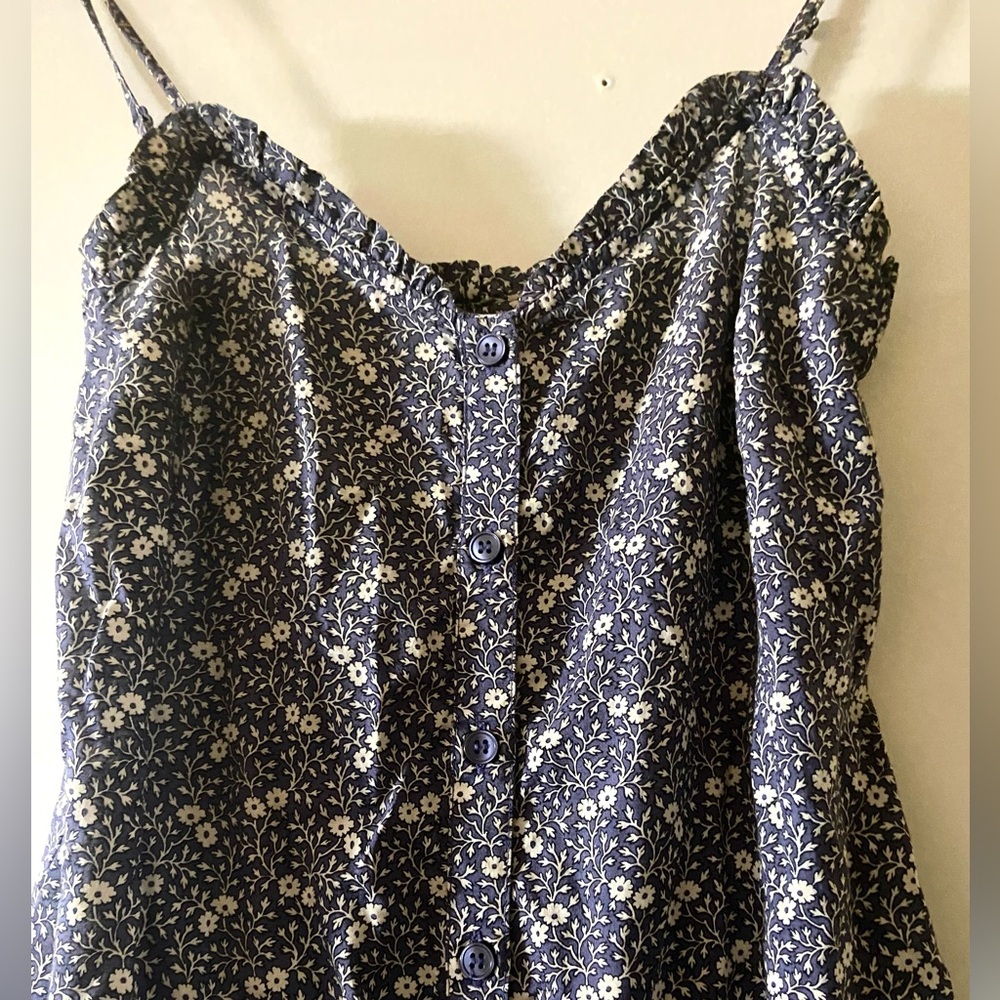 Jack Wills cotton Floral Jumpsuit size: 2